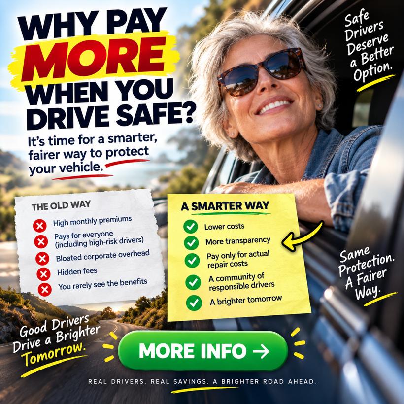 Ad: Why pay more when you drive safe?