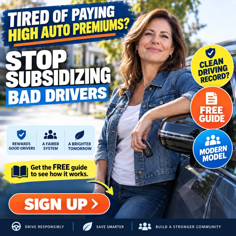 Ad: Stop subsidizing bad drivers.