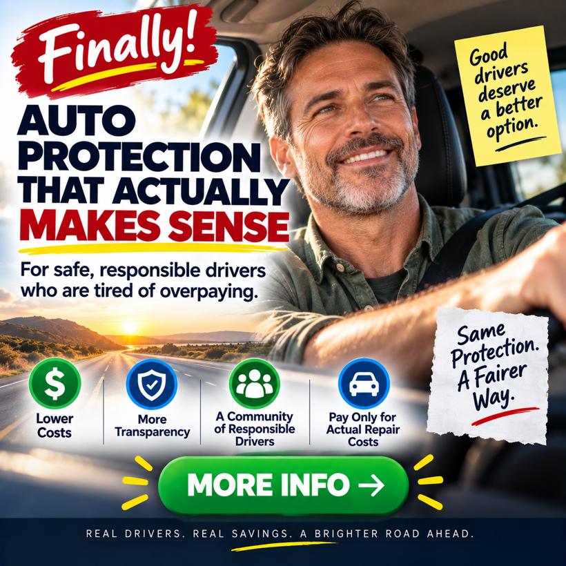 Ad: Auto protection that actually makes sense.